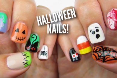 halloween-nails for kids